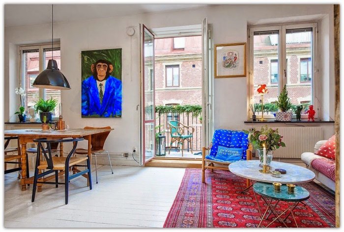 Интерьер квартиры в Старом доме