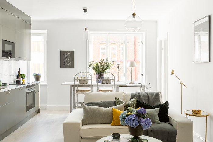 Шведский интерьер квартиры