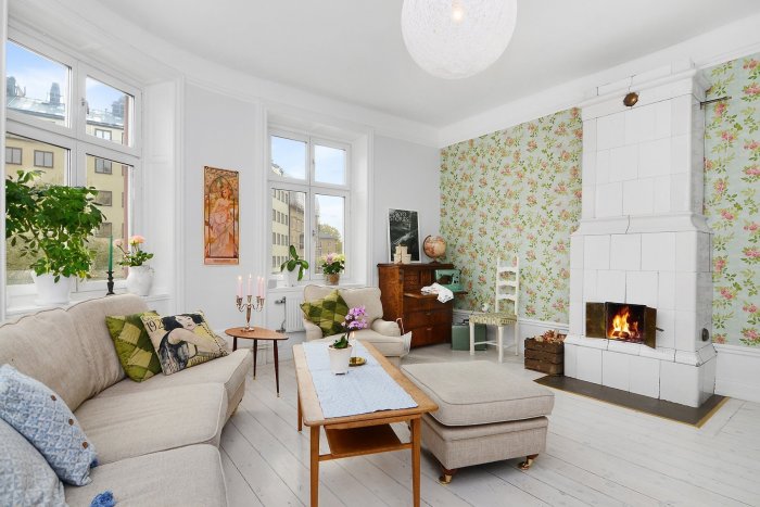 Уютные гостиные в скандинавском стиле