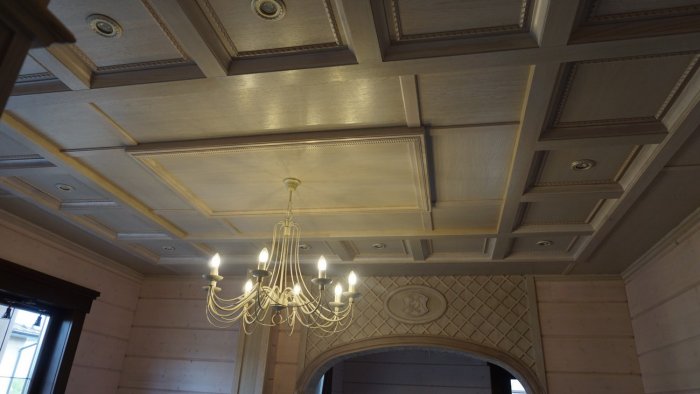 Потолки ГКЛ Кессонные