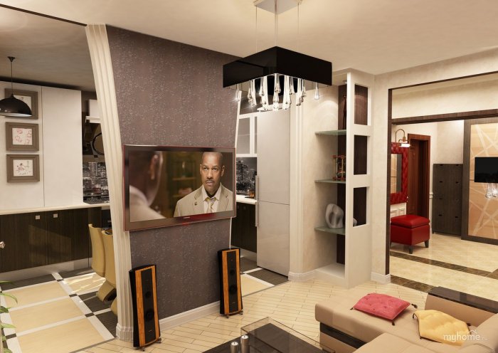 Прихожая Объединенная с гостиной