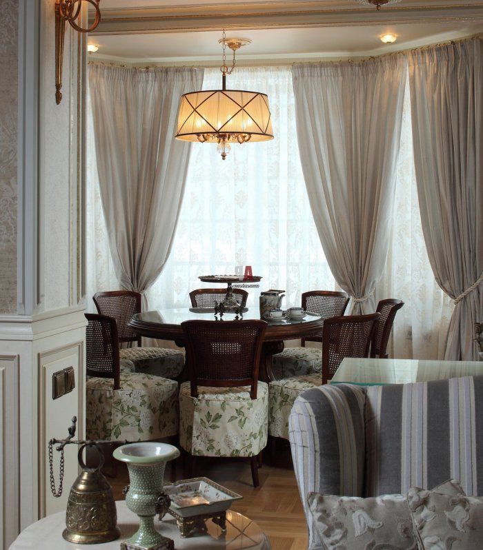 Шторы Неоклассика в интерьере
