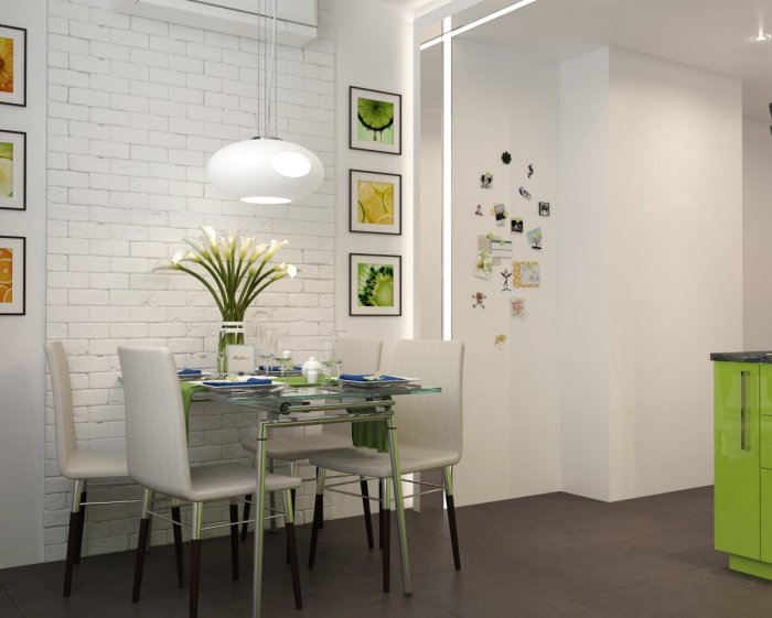 Декорирование стен на кухне