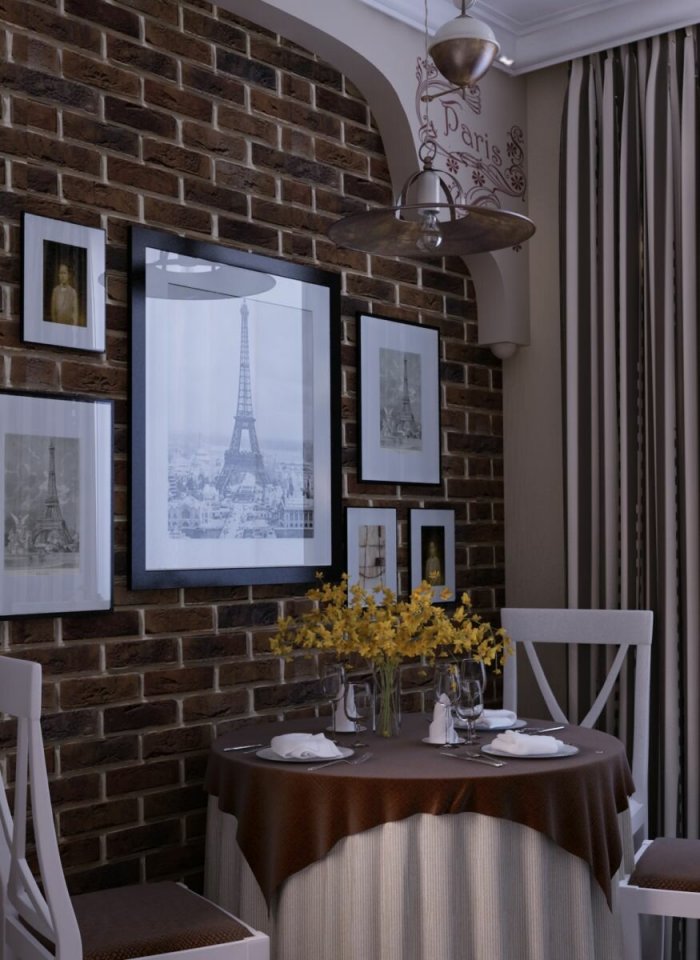 Декор обеденной зоны на кухне