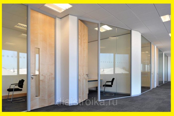 Профиль для цельностеклянных перегородок