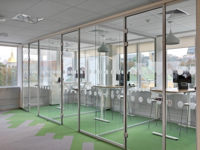 Фототех цельностеклянные перегородки