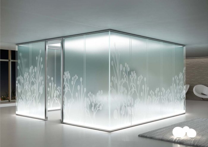 Перегородка из оргстекла