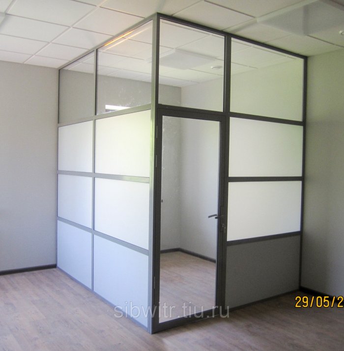 Алюминиевые перегородки КП 45