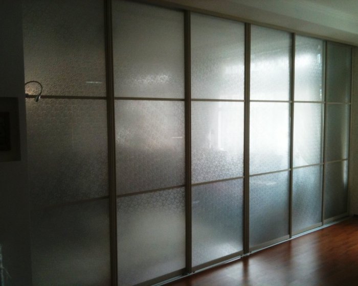 Алюминиевые перегородки Каскад