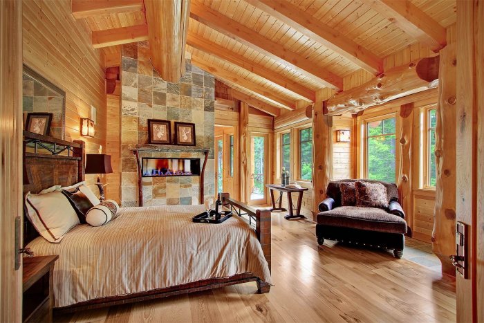 Интерьер дома Post and Beam