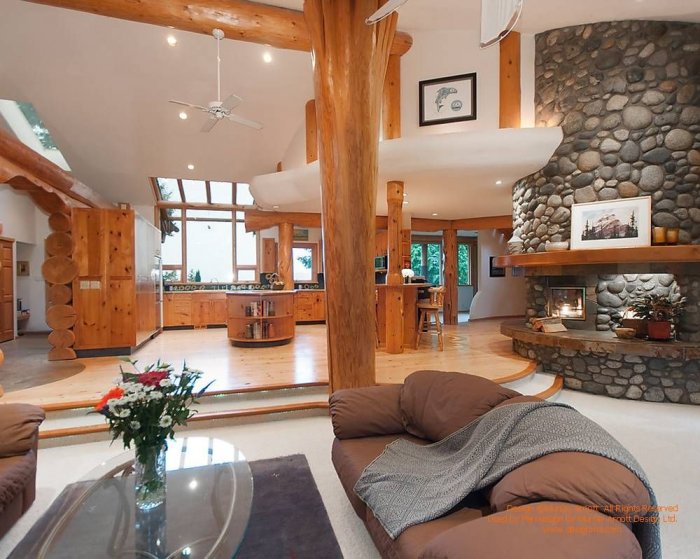 Post and Beam Interior