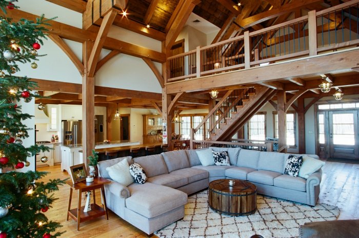 Post and Beam интерьер