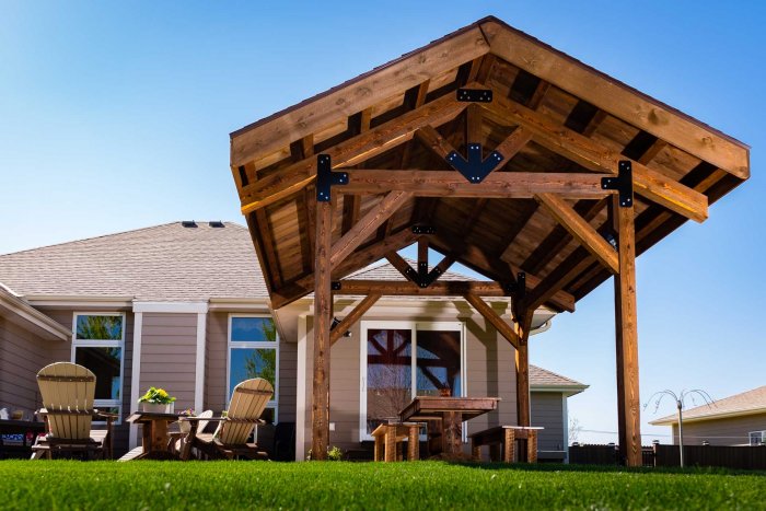 Беседка Post and Beam