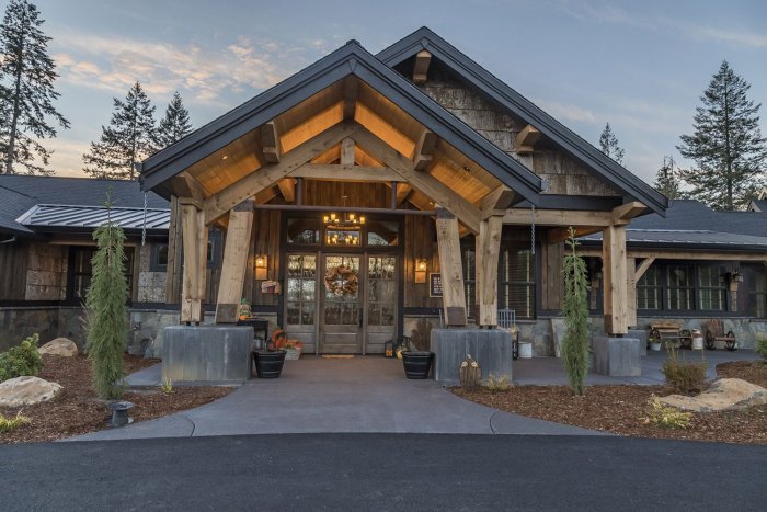 Дом в стиле пост энд Бим