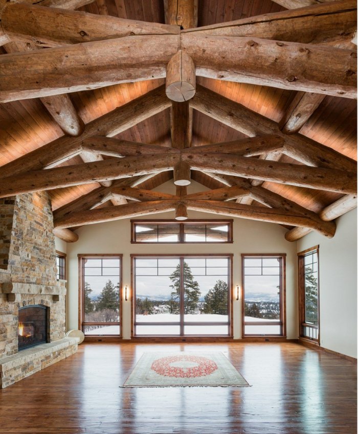 Дом «Post & Beam» кедр