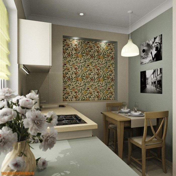 Стены на кухне в хрущевке