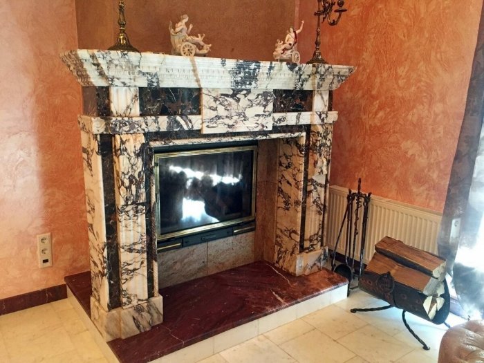 Декоративная штукатурка для камина