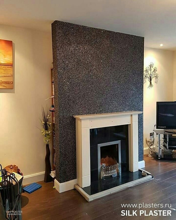 Декоративная штукатурка для камина
