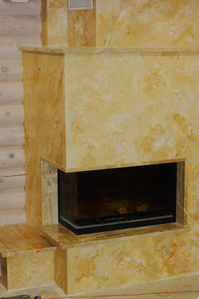 Ресепшн отделка венецианка