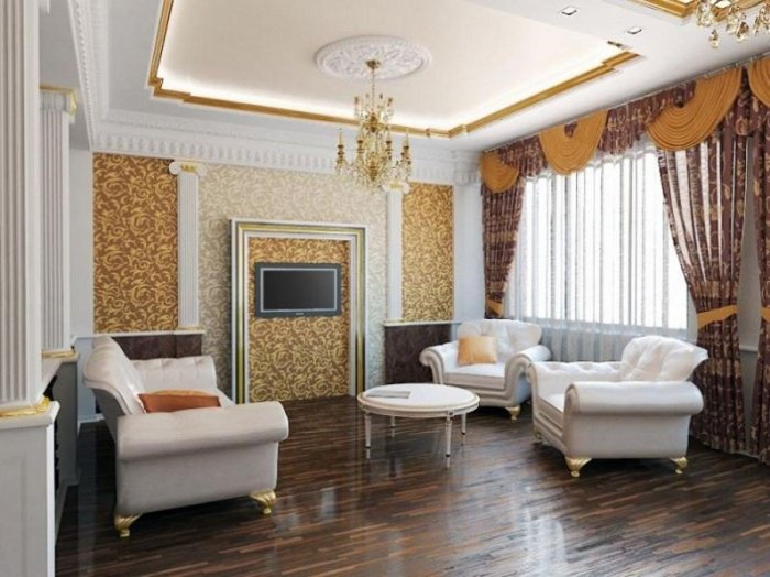 Гостиная в классическом стиле