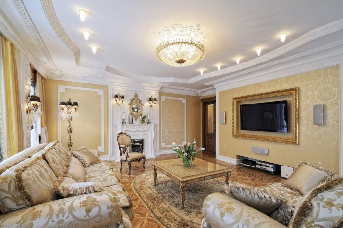 Гостиная в стиле классика