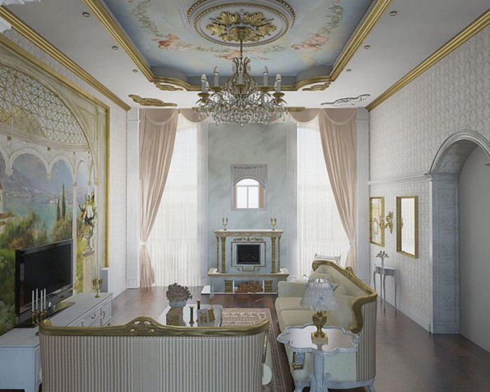 Потолки в дворцовом стиле