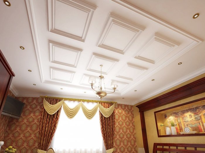 Классический двухуровневый потолок