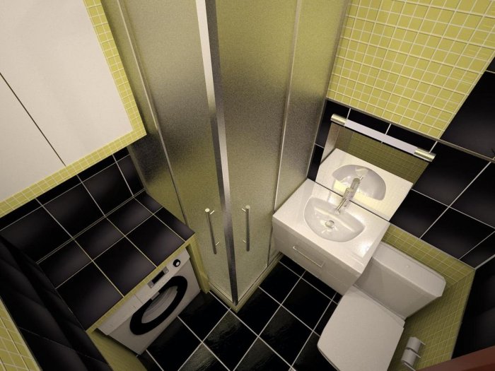 Ванная совмещенная с туалетом в хрущевке