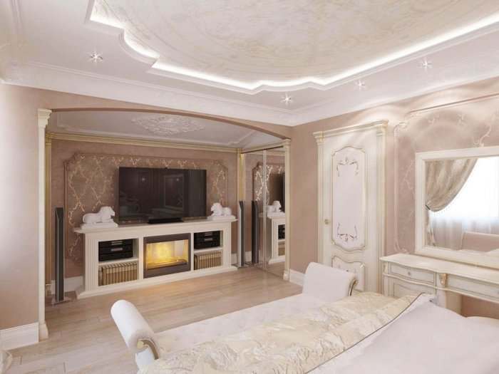 Красивые потолки из гипсокартона