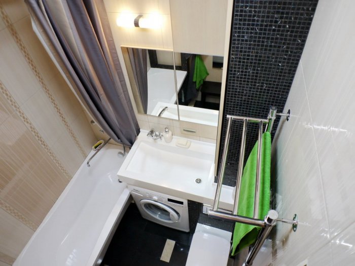 Дизайнерские решения для ванной в хрущевке