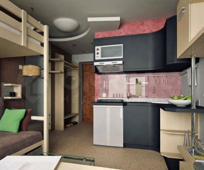 Икеа мебель для студии 18 кв.м жилой