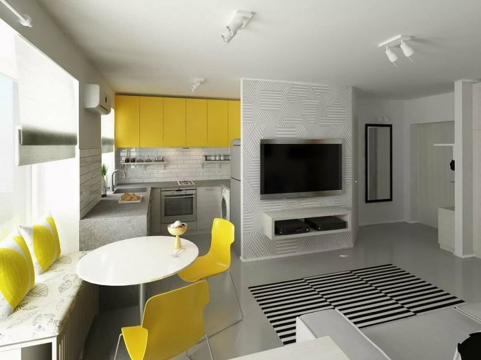 Интерьер гостинки студии