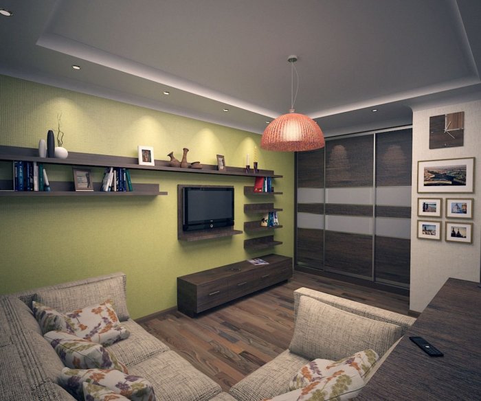 Интерьер гостинки студии