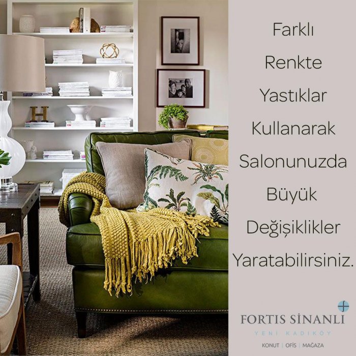 Гостиная в оливковом цвете