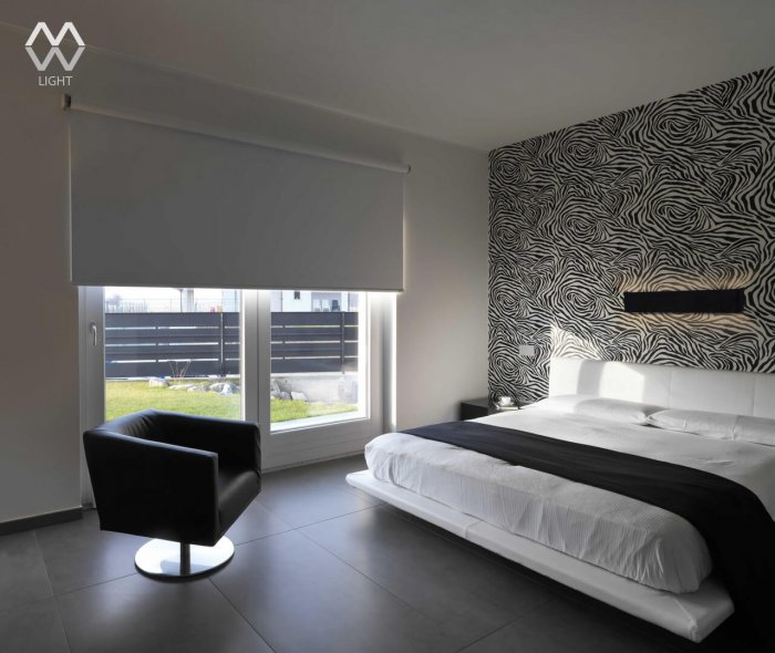 Рулонные шторы в спальню