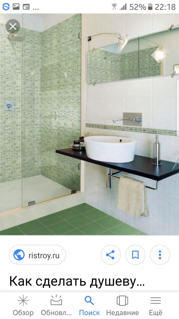 Комбинация мозаики в ванной