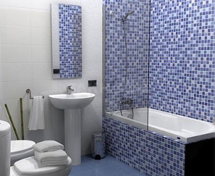 Панели мозаика для ванной комнаты