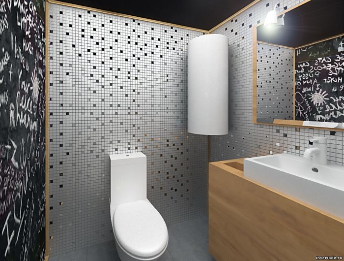 Мозаика ДСТ зеркальная мозаика с90х10 серебро хрусталь 2.5x2.5 30x30