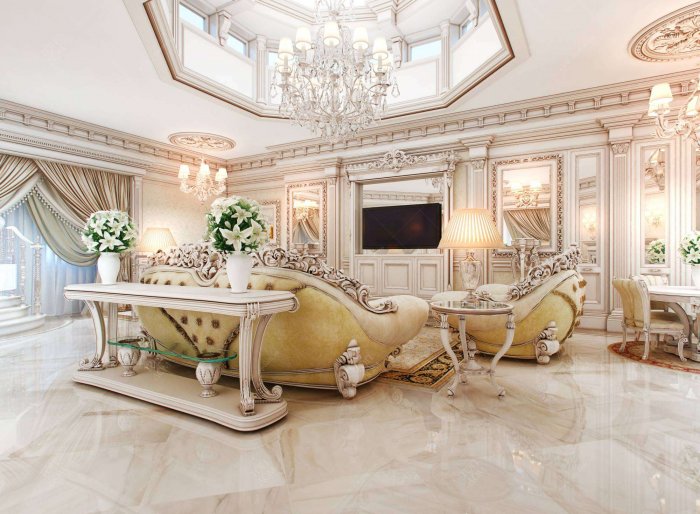 Роскошные и дорогие интерьеры