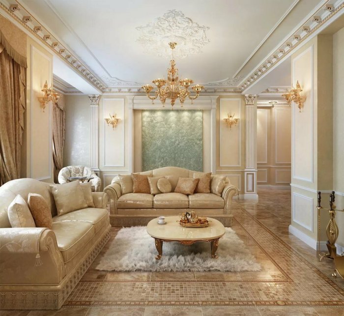 Гостиная в космическом стиле