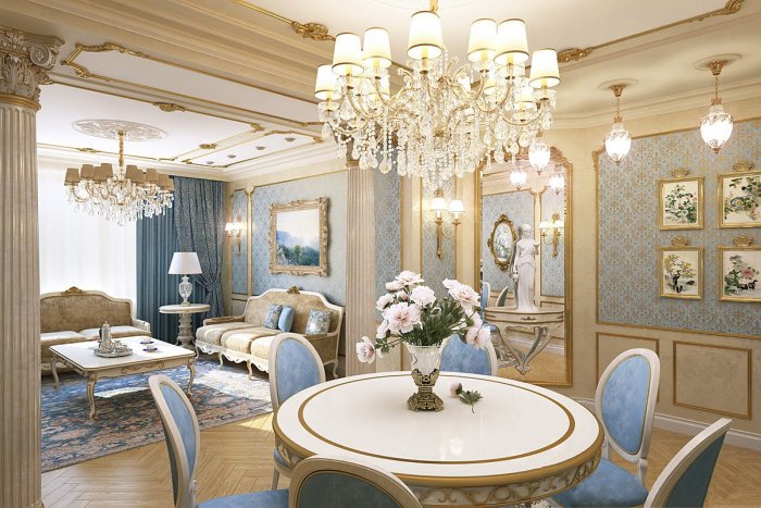 Гостиная в космическом стиле