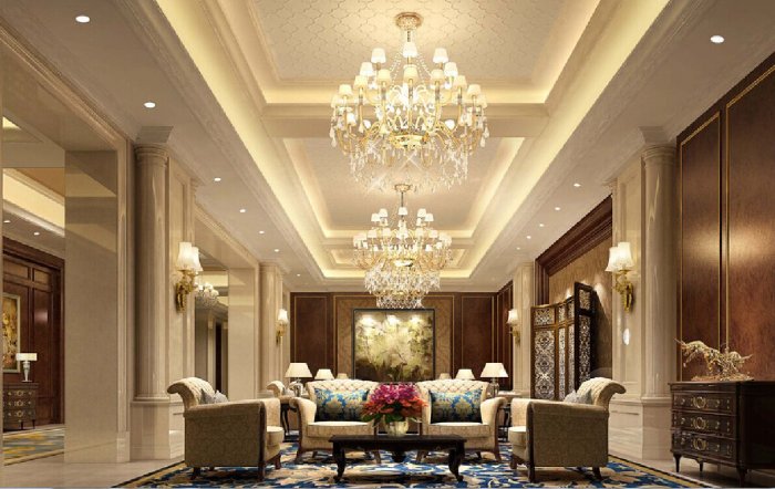 Потолок в дубайском стиле