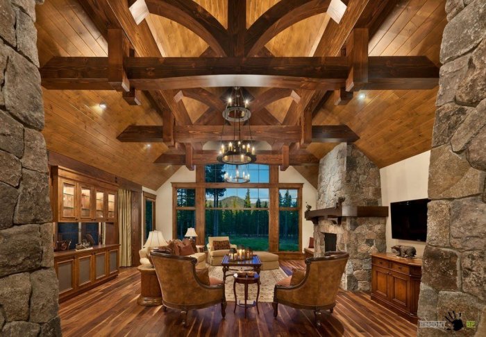 Альпийское Шале интерьер