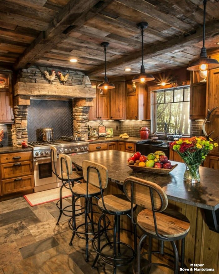 Кухня в рустикальном стиле