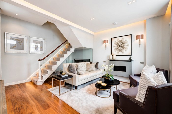 Интерьер частного дома внутри