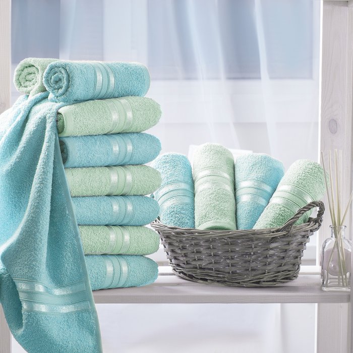 Полотенца в ванной