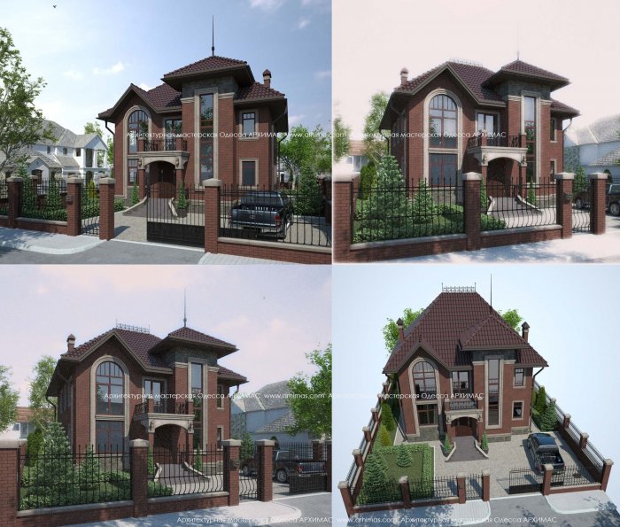 Проекты домов и коттеджей двухэтажных в итальянском стиле