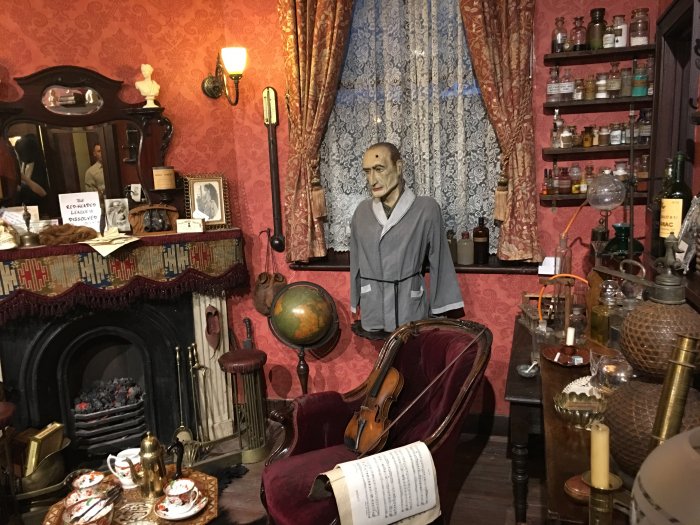 Паб Шерлока Холмса Лондон интерьер