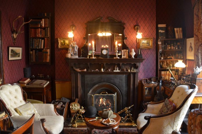 Шерлок Холмс Бейкер стрит 221 б комната