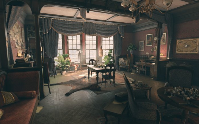 Кабинет Шерлока Холмса из игры